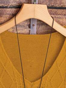 Breezaya 女士休闲纯色无袖针织上衣，适合大学穿着的针织毛衣