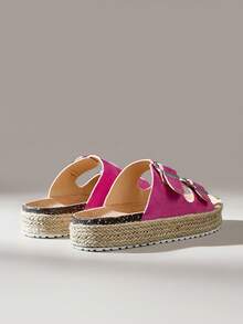 Solecia CUCCOO Damen Mode Plateau-Sandalen für Urlaub & Strand