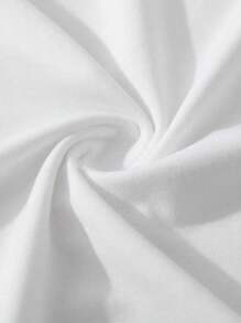 INAWLY 女士夏季超大浣熊图案圆领短袖宽松休闲 T 恤图案 T 恤女式上衣 - 白色 - 查看 3