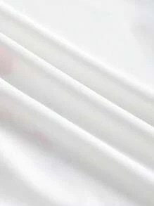 SHEIN X Care Bears 女士字母和卡通熊图案吊带背心和平角裤内衣套装 - 藍色 - 查看 6