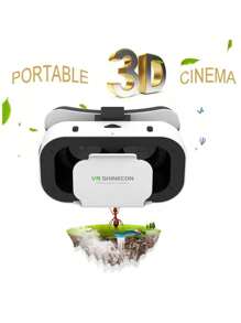 Zestaw słuchawkowy VR do telefonu komórkowego - zestaw słuchawkowy 3D do okularów Zestaw słuchawkowy do wirtualnej rzeczywistości kompatybilny z iPhonem Android - kompatybilny ze smartfonem 4,7-6,5 cala - idealny do filmów, gier mobilnych, lekki, regulowany, miękki i wygodny