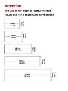 SHEIN 1 件美式风格高端厨房垫，设计简洁，缓冲，抗疲劳，吸水，快干防滑厨房垫和地毯，简约硅藻泥软橡胶垫，适用于厨房、浴室、入口、洗衣房等，房间装饰 - 黑與白 - 查看 4
