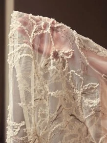 ZEYLAH ĐẦM THÊU APPLIQUES CHO MÙA THU ĐÔNG - Màu be - Xem 8