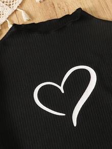 青少年女孩休闲基础款纯色针织弹力长袖汗衫，多件套，休闲、日常穿着和学校日常穿着 - 白色 - 查看 4