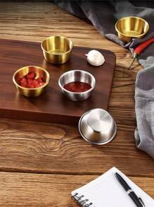 1/12 件不锈钢酱料蘸酱碗，45 毫升迷你调味杯，可重复使用的调味盘，适合家庭和餐厅使用，圣诞礼物