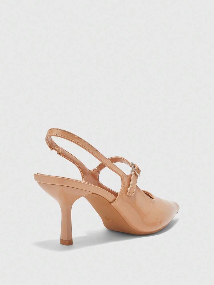 CUCCOO BIZCHIC Women's Pointed Toe Ankle Strap Stiletto High Heels Elegant Commute Office Shoes