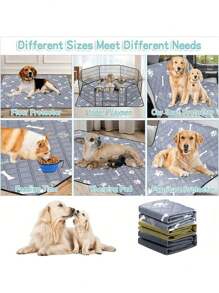 Reusable Dog Pee Pads For Dogs - Waterproof Puppy Potty Training Pee Pad - Washable Dog Training Pads, Super Absorbent Washable Pee Pads For Dogs.Protects Against Urine Leakage Non-Slip Reusable Dog Potty Training Mat. - Multicolor - View 10