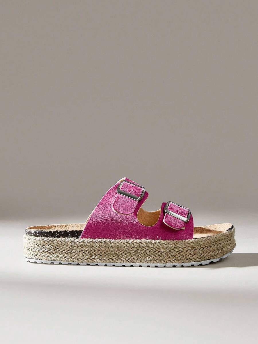 Solecia CUCCOO Damen Mode Plateau-Sandalen für Urlaub & Strand