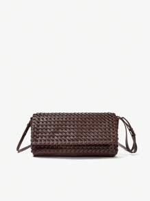 Maija Fashion Women Solid Color Shoulder Bag, Suitable For Daily Commuting And Travel - Burgundy - View 3