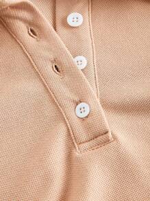 SHEIN MOD T-shirt à manches longues mode casual minimaliste 2-en-1 pour femmes