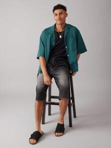 SHUZIA Men's Comfortable Arch Support Adjustable Strap Cork Footbed Sandals For Christmas - Black - View 7