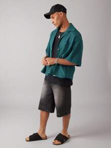 SHUZIA Men's Comfortable Arch Support Adjustable Strap Cork Footbed Sandals For Christmas - Black - View 5