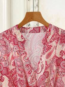 Rusticease 休闲印花无袖圆领A字夏季连衣裙 - 彩色 - 查看 6