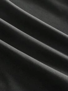 AXEPEAK 男士抽绳腰口袋宽松休闲百搭短裤 - 灰色 - 查看 5