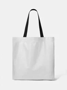 Rick and Morty X SHEIN Cartoon Pattern Hand Bag, Reusable Fashion Backpack, Multi-Functional Handbag, Printed Canvas Shopping Bag - Multicolor - View 3