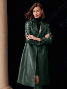 MOTF PREMIUM Falda bicolor - Verde Oscuro - Ver 3