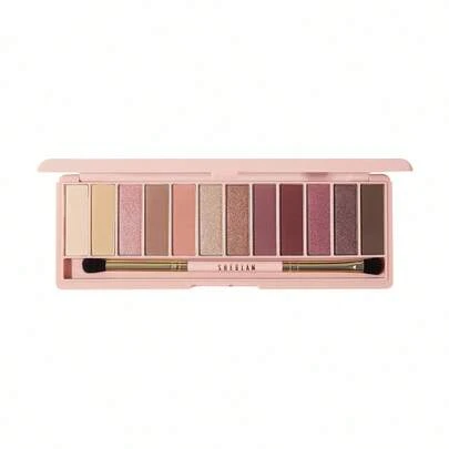 SHEGLAM Berry Palette 12-Color Matte Eyeshadow Palette Satin Metallic Pearlescent High Pigment Soft Smooth Eyeshadow Eye Makeup Cosmetics Eyeshadow Brand Beauty Makeup Face Paint Cosmetic For Women Girls Perfect For Spring Summer Ideal For Y2K Fancy Fashion Suitable For Birthday Mother'S Day Gift Rave Party Ready Best Color