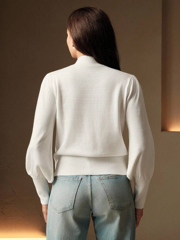 Women's Elegant Knitted Pullover Sweater