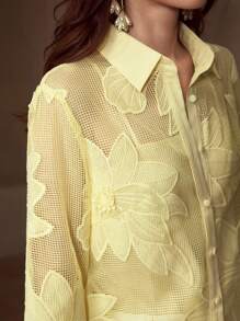 MOTF PREMIUM 透明衬衫贴花 - 黃色 - 查看 5