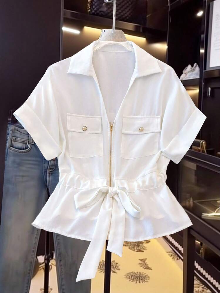 トップス Zinh SLY | FRONT ZIP LINKING トップス (Tシャツ・カットソー(半袖