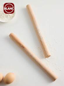 Natural Solid Wood Rolling Pin Puff Pastry Dough Rolling Pin Rolling Pin Baking Tool Pizza-Making Machine Solid Wood Household Dough Rolling Pin Durable Kitchen Tool