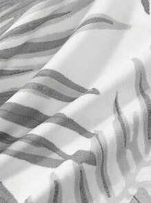 INAWLY Women's Spaghetti Strap Printed Casual Long Dress - Grey - View 5