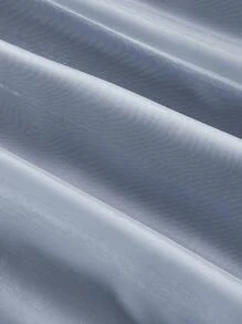 SHEIN MOD Elegant Asymmetrical Neck Bow Print Sequin Mesh Maxi Dress - Multicolor - View 4