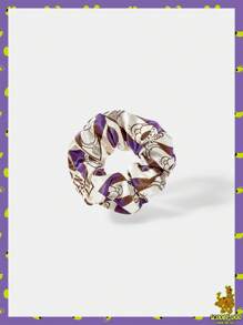 SCOOBY-DOO X SHEIN 3件套可爱卡通图案酷白紫色涤纶眼罩 - 彩色 - 查看 2