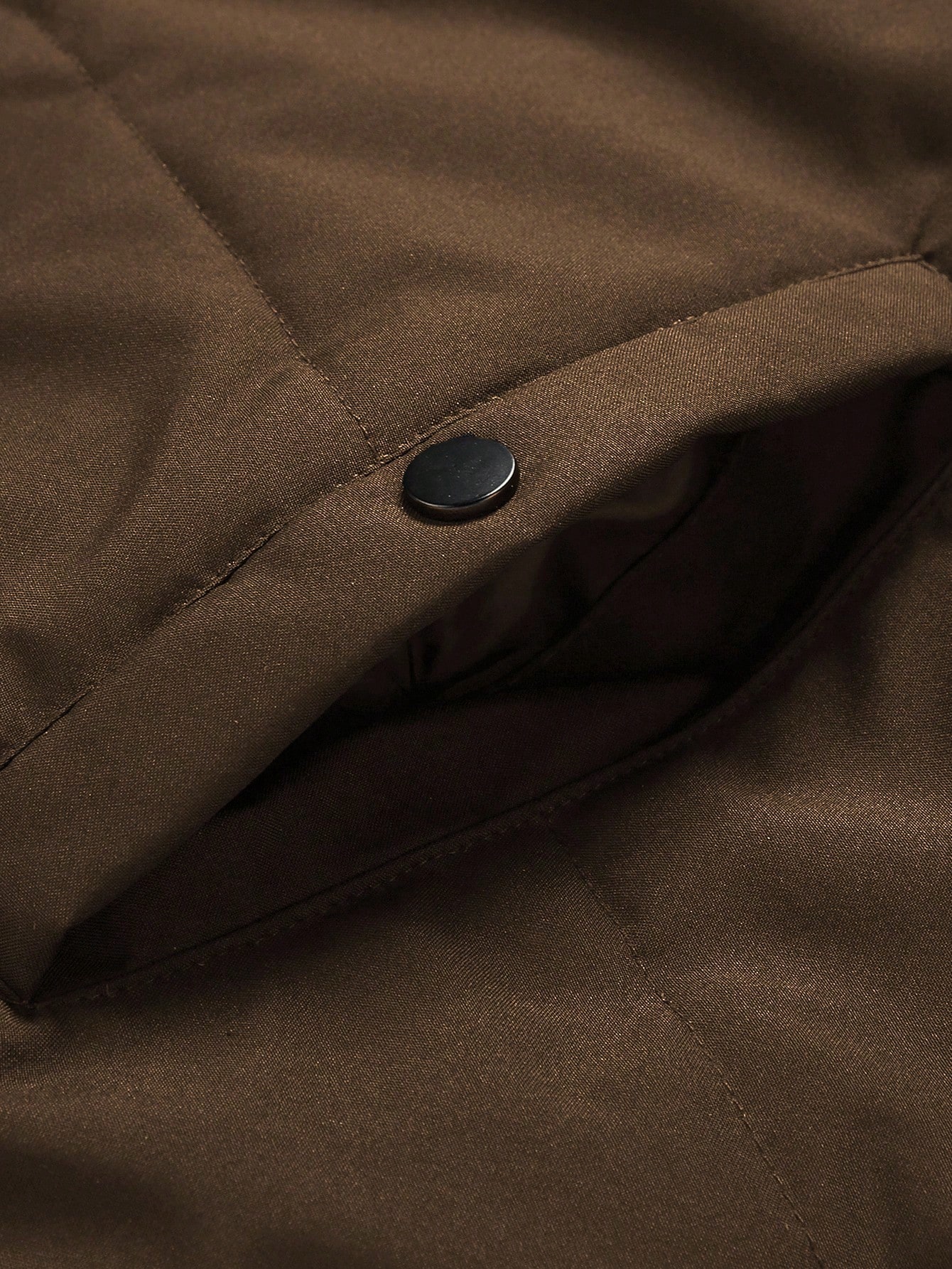 Manfinity Homme معطف رجالي كاجوال بسيط أحادي اللون...