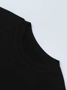 GlowEve Women's Solid Color Simple Stylish Casual Daily T-Shirt - Multicolor - View 3