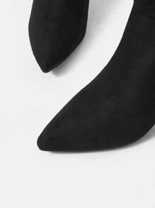 CUCCOO BIZCHIC Fashionable Pointed Toe Pull-On Mid-Calf Women's Boots For Summer Vacation Shoes Summer Elegant Basics Business Casual Business Chic Spring Shoes Spring Break Easter