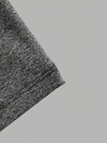 Exploreva Áo thun nữ tay ngắn cổ đứng, khóa kéo, cài khuy một phần, thích hợp cho thể thao, yoga, chạy bộ, hoạt động ngoài trời. - Màu xám đen - Xem 4