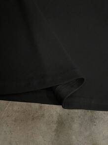 Manfinity Dauomo تي شيرت رجالي كاجوال بطبعة حرفية بياقة مستديرة بأكمام قصيرة، صيف