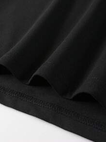 Claim Dot Men's Retro Star Pattern T-Shirt, Men's Graphic Tee, Emo, 2000s Style - Black - View 6