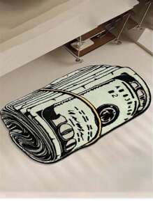 1 Special-Shaped Imitation Cashmere Carpet Living Room Bathroom Carpet Mat Creative Bedroom Bedside Carpet Soft And Anti-Fall Washable - Multicolor - View 4