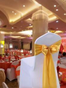 10 件缎带椅子腰带装饰蝴蝶结丝带适用于婚礼派对仪式接待活动家居厨房装饰 - 彩色 - 查看 7