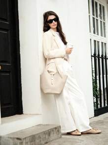 CUCCOO BIZCHIC Fashionable Fringe Loafers With Horse Bit Buckle And Flat Sole For Summer Vacation Shoes Summer Elegant Basics Business Casual Business Chic Spring Shoes Spring Break Easter