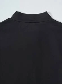 Kurtka dziewczęca z długim rękawem i zamkiem błyskawicznym z przodu, prosta, casualowa