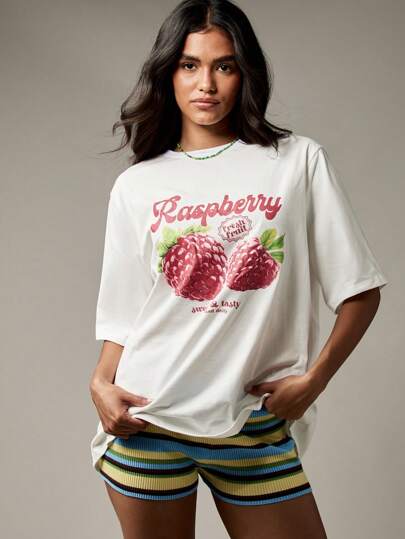 tシャツ MESSAGE PRINT OVERSIZED TEE レディース MISSGUIDED Oversized Off Shoulder T-Shirt With Message Print
