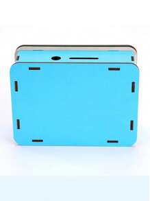 1个美元欧元标志存钱罐DIY粉色和蓝色木制存钱罐，带可擦拭保护膜，可重复使用和书写。适用于硬币和纸币、储蓄计划、男孩和女孩的礼物、返校万圣节装饰、学校用品 - 彩色 - 查看 13