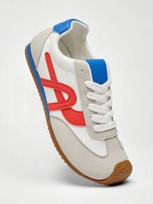 Solezae #QuietLuxury 女式低帮系带芭蕾跑步鞋 - 高级运动休闲混合 | 透气波浪针脚设计 | 健身房到迪斯科百搭 - 彩色 - 查看 4