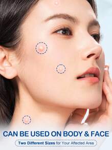 SlowSunday Pro+ Cerotti universali per imperfezioni, rimozione dell'acne, cerotti per brufoli, per calmare la pelle, per viso e corpo, ultra sottili, impermeabili e traspiranti per uso quotidiano, cerotti all'idrocolloideper l'acne, 104 pezzi