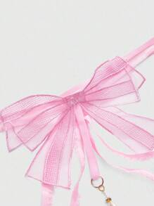 ROMWE Kawaii 洋娃娃性感内衣蝴蝶珍珠吊坠丁字裤