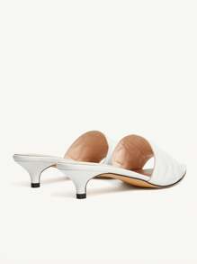CUCCOO CHICEST Pre-Pointed Toe Stilettos High Heel Sandals For Women, Versatile - White - View 11