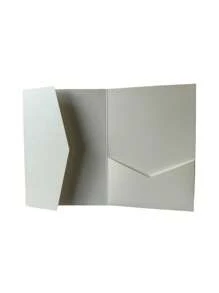 20/25 件三折口袋婚礼请柬封面、订婚 XV 生日洗礼简单邀请函信封、DIY 邀请函、5*7 英寸邀请函、口袋邀请函、定制邀请函最佳礼物派对礼物房间装饰新娘毕业生日装饰派对装饰单身派对 - 墨綠色 - 查看 5