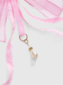 ROMWE Kawaii 洋娃娃性感内衣蝴蝶珍珠吊坠丁字裤