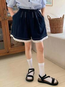 Dazy Kids Tween Girls Casual Denim Shorts