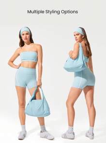 GLOWMODE 17L 纹理防水单肩包 - 藍色 - 查看 2