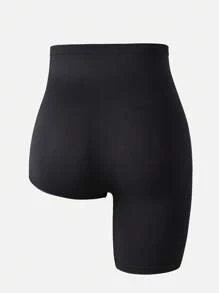 SuitURBody 1 件女式加大码无缝腰部收紧提升不对称塑身短裤