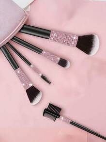 1pc Light Pink Self-Adhesive Diamond Crystal Rhinestone Tapes, 2mm Diamante For DIY Crafts, Phone & Car Decoration